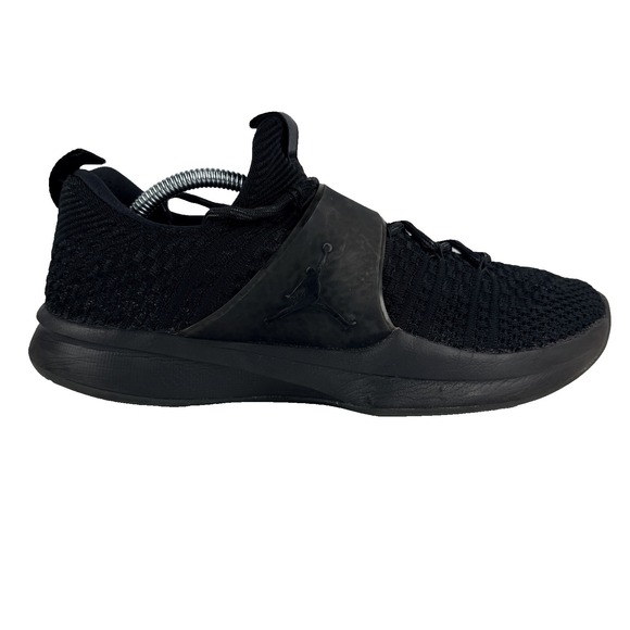 Mens Jordan Trainer 2 Flyknit 10.5 Black Ice Athletic Sneaker Shoes 921210-013 - Picture 5 of 11